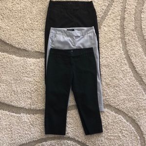 Three pair of capris.